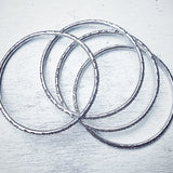 FLOWER BANGLE LARGE 64mm