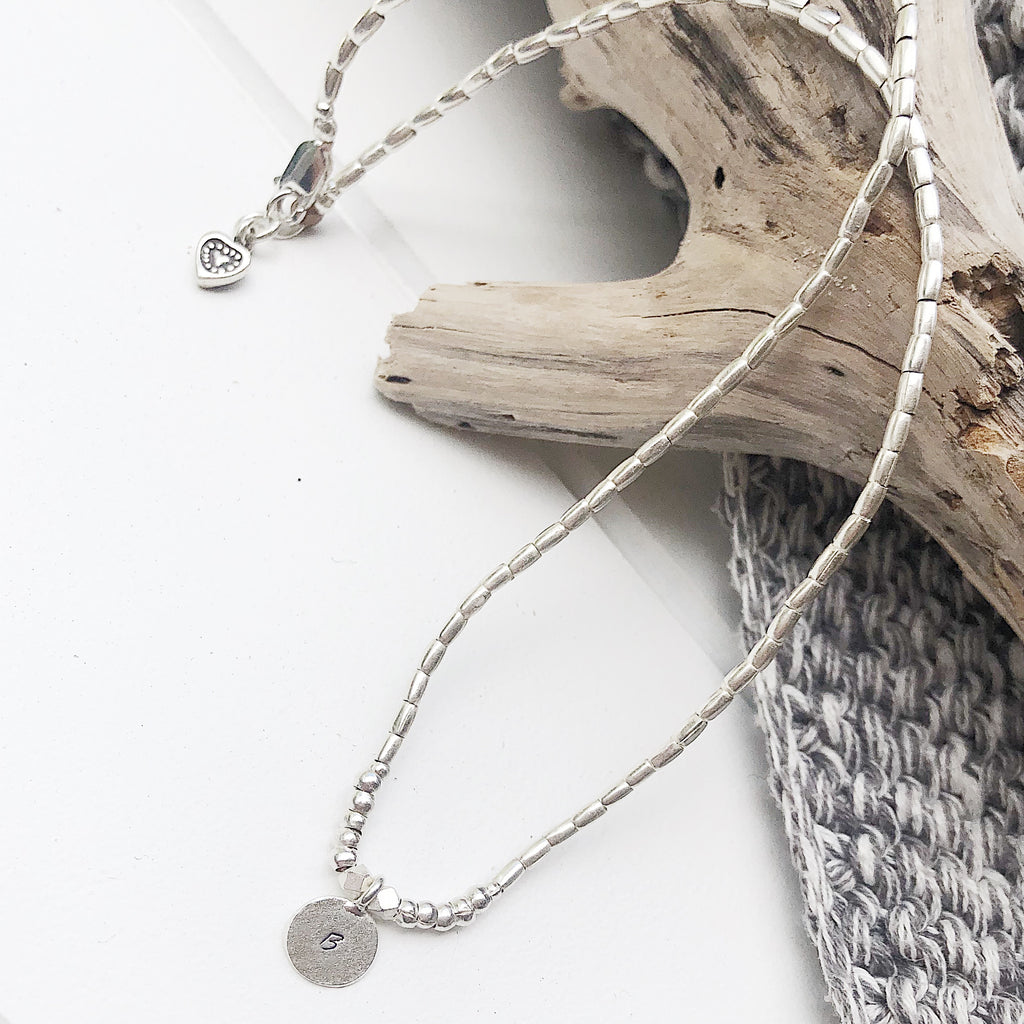 Personalized initial necklace deals