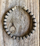 MENS HILL TRIBE SILVER BRACELET