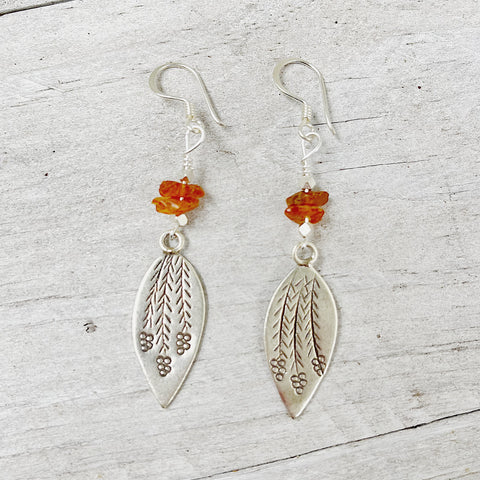 AMBER MIND & SPIRIT EARRINGS