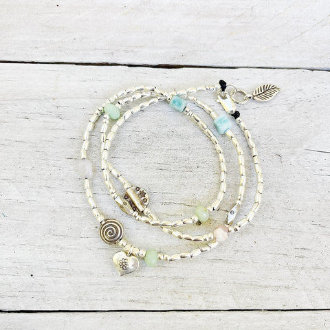Rainbow Bliss Wrap Bracelet/Necklace