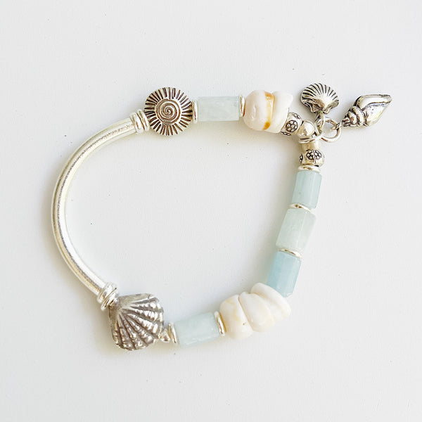SEA WHISPER AQUAMARINE BRACELET