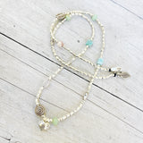 Rainbow Bliss Wrap Bracelet/Necklace