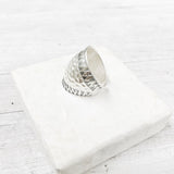 HAMMERED DOME RING
