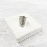 HAMMERED SHIELD RING
