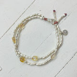 FLOATING CITRINE BRACELET