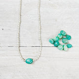 AMAZONITE GEMSTONE NECKLACE