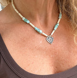 OCEAN HEART NECKLACE