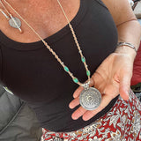 MANDALA TURQUOISE NECKLACE