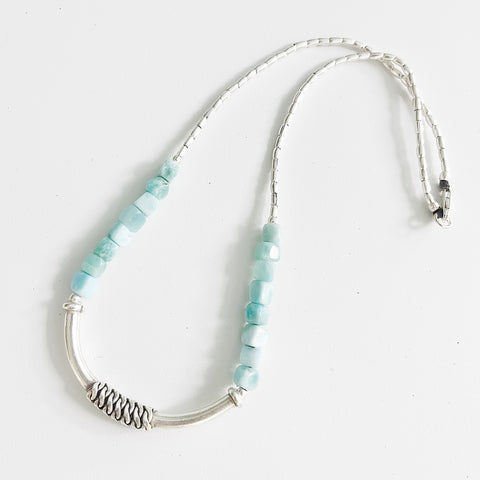 LARIMAR ENERGY HEALING NECKLACE
