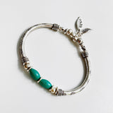 TURQUOISE HOWLITE BRACELET