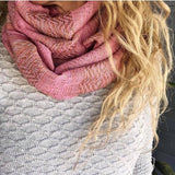 100% COTTON  TRADITIONAL KAREN SCARF-SOFT PINK