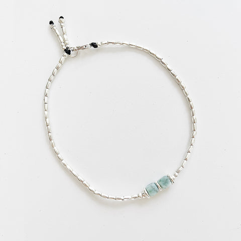 LARIMAR LOVE GEMSTONE ANKLET