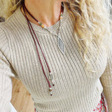 WOVEN EARTH GODDESS NECKLACE