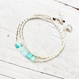 OCEAN TIDES LARIMAR BRACELET/NECKLACE WRAP
