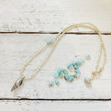 SILVER SHELL FRIENDSHIP NECKLACE