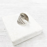AZTEC LEAF RING