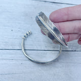 FEATHER CUFF BANGLE