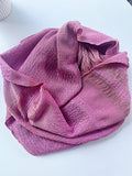 100% COTTON  TRADITIONAL KAREN SCARF-SOFT PINK
