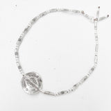 HILL TRIBE SILVER FLOWER ANKLET
