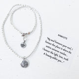 "NAMASTE" HILL TRIBE SILVER NECKLACE