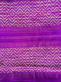 100% COTTON TRADITIONAL "KAREN HILL TRIBE" SCARF - PURPLE
