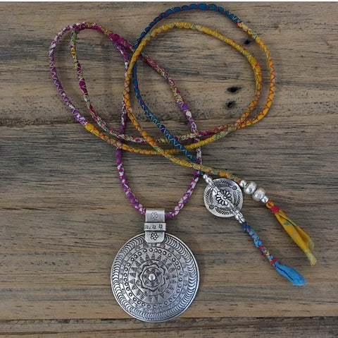 BOHEMIAN GYPSY SILK NECKLACE