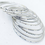 SOUL SISTER FRIENDSHIP BANGLE PATTERN THREE 57MM