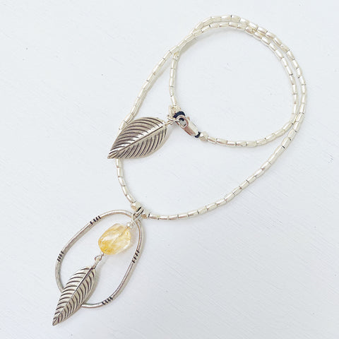 CITRINE MIND & BALANCE  NECKLACE