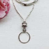"CIRCLE OF & STRENGTH & LOVE" NECKLACE