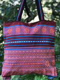 LARGE TRIBAL COTTON HANDBAG