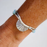 LARIMAR HALF MOON BRACELET