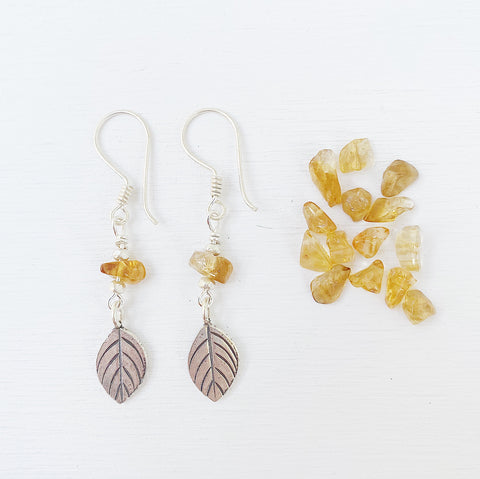 CITRINE LEAF DROPS