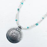 TURQUOISE STAR CATCHER NECKLACE