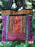 LARGE TRIBAL COTTON HANDBAG