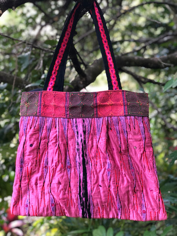 PINK TRIBAL HANDBAG