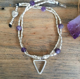 AMETHYST PROTECTION ANKLET