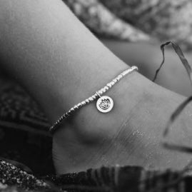 Lotus flower store anklet